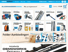Tablet Screenshot of glazenwasserswinkel.nl